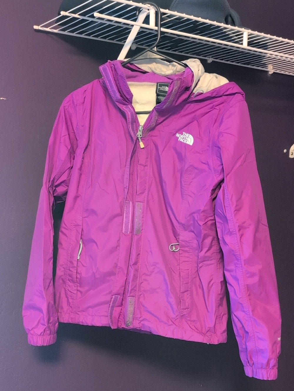 The North Face rain jacket